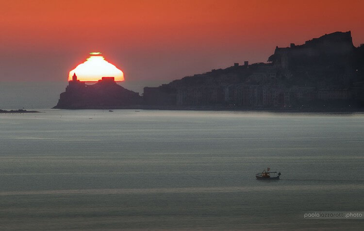 Sunset in Portovenere, Liguria - Image Credit & Copyright: Paolo Lazzarotti
