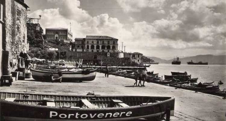 History of Portovenere: postcard from the early 1900s