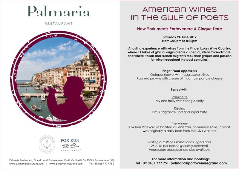 American Wines in Cinque Terre, Portovenere