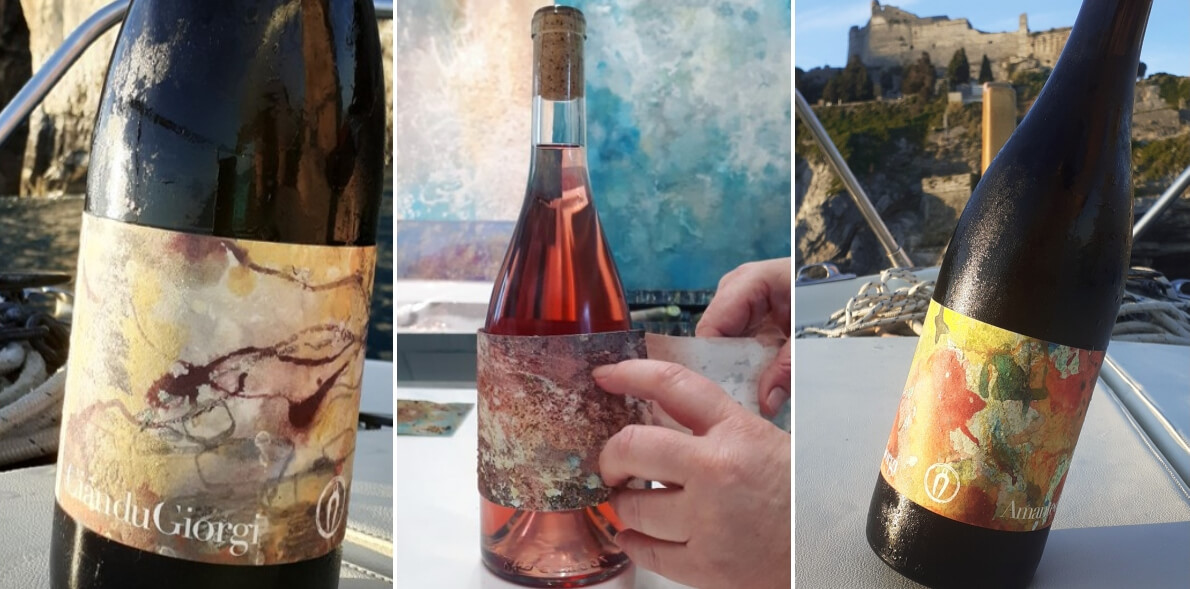 cinque terre wine art