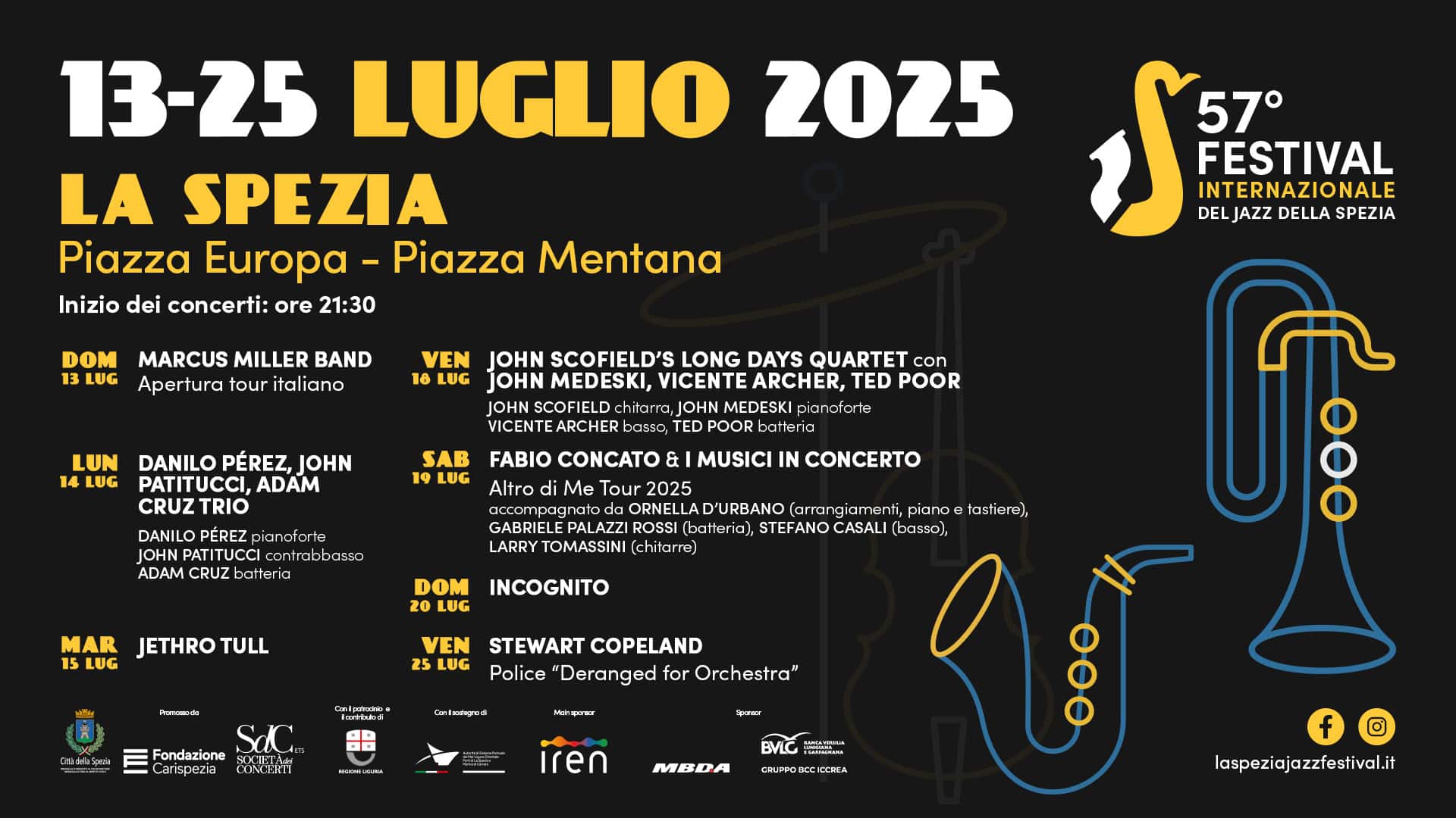 2025 festival jazz spezia calendario eventi