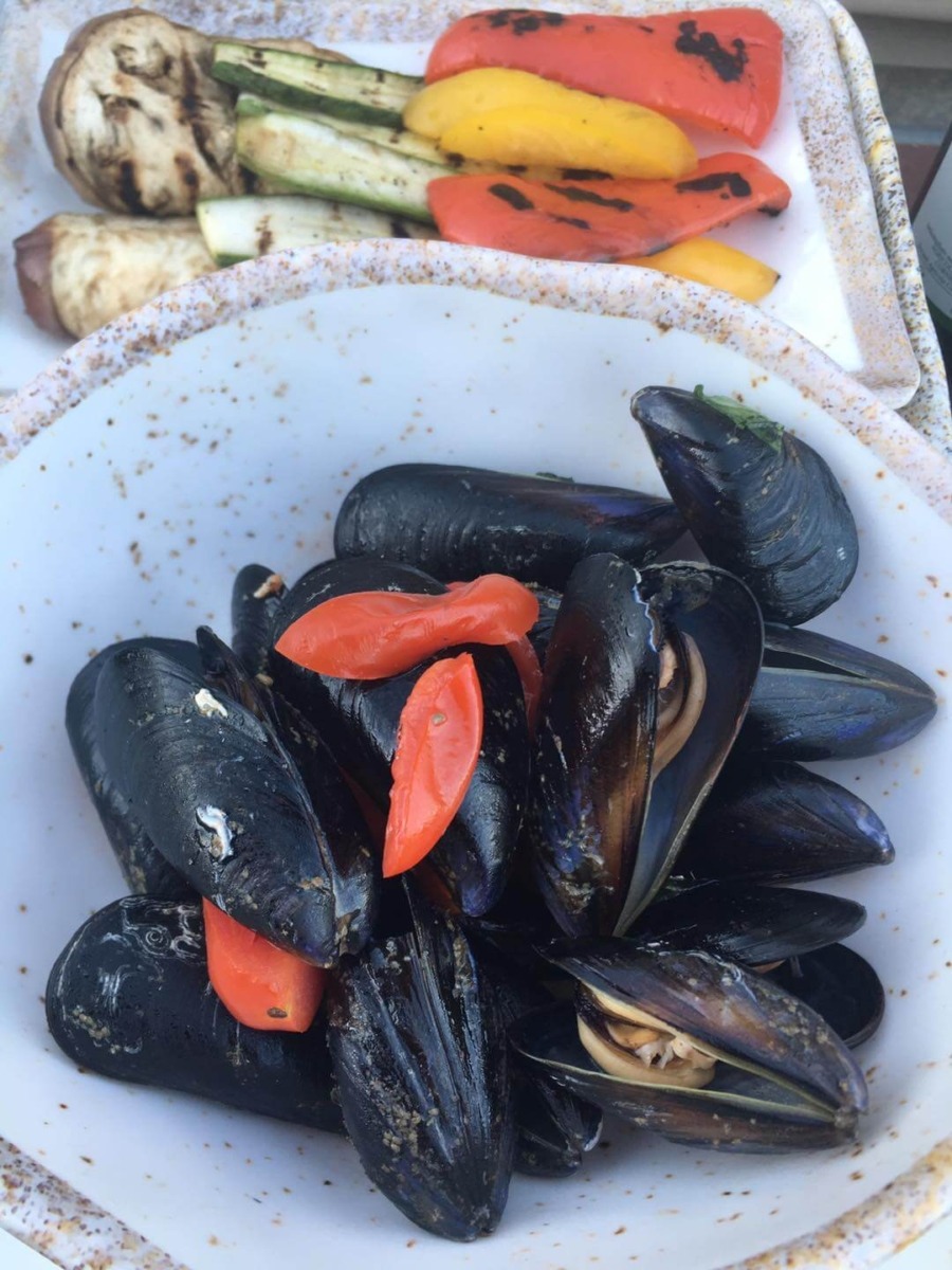 typical muscoli (mussels) from the Gulf Of Poets 