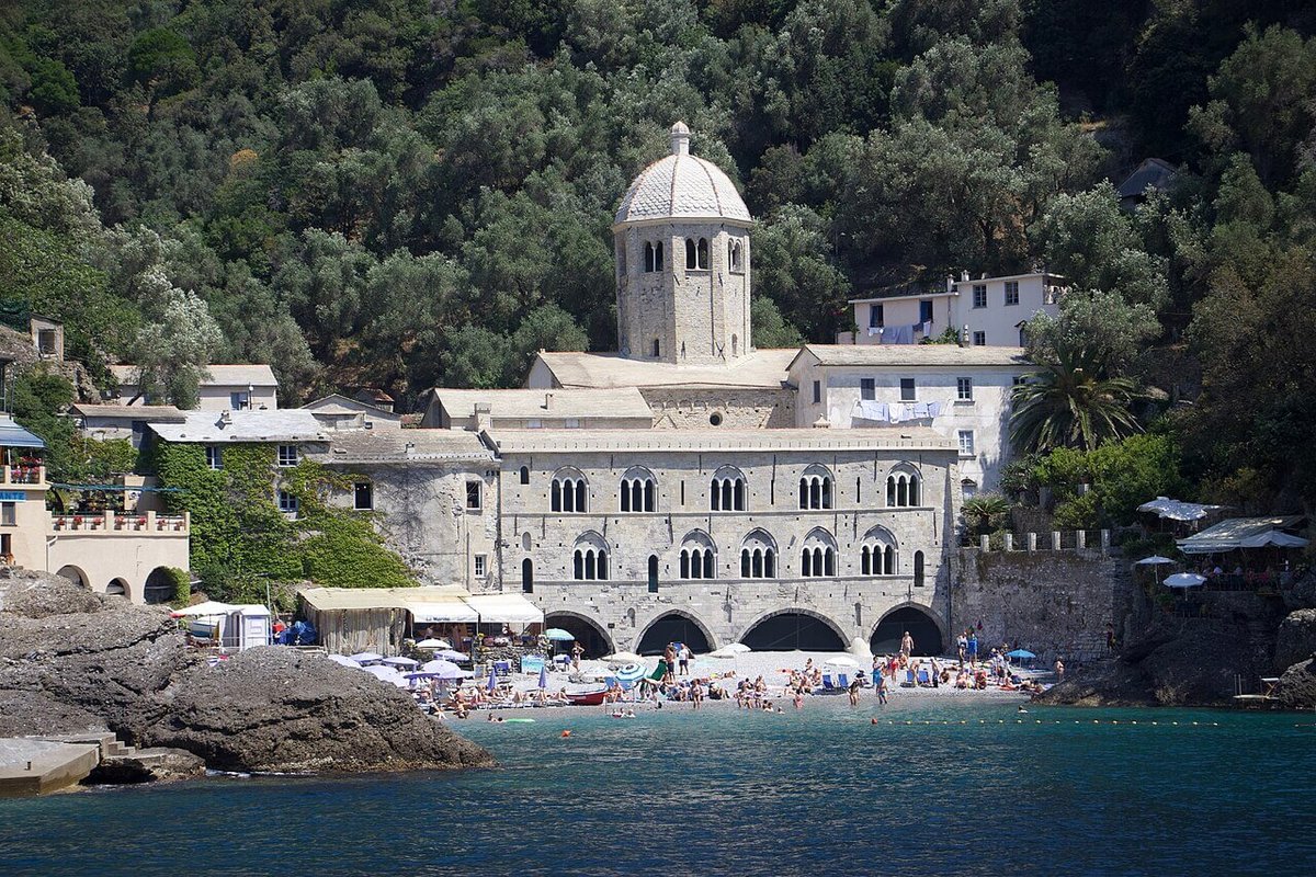 Abbey of San Fruttuoso in Liguria